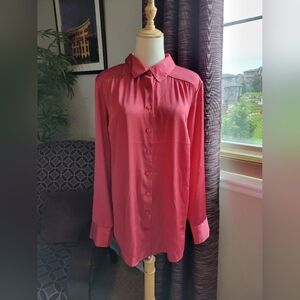 Torrid Longsleeve Satin Blouse